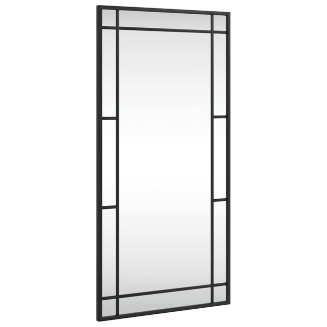 vægspejl 40x80 cm rektangulært jern sort