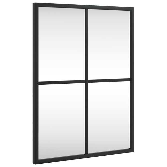 vægspejl 30x40 cm rektangulært jern sort