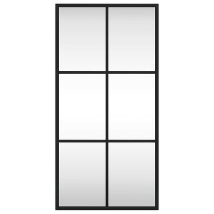vægspejl 30x60 cm rektangulært jern sort