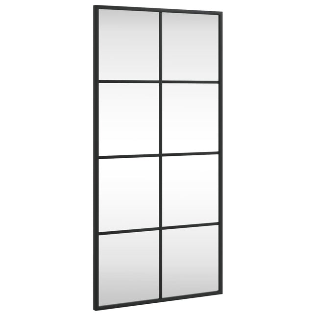 vægspejl 40x80 cm rektangulært jern sort