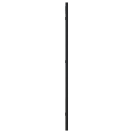 vægspejl 40x80 cm rektangulært jern sort