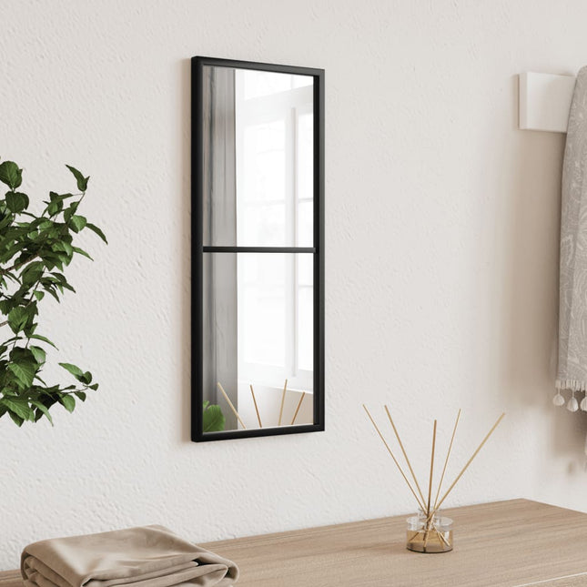 vægspejl 20x50 cm rektangulært jern sort