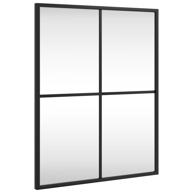 vægspejl 40x50 cm rektangulært jern sort
