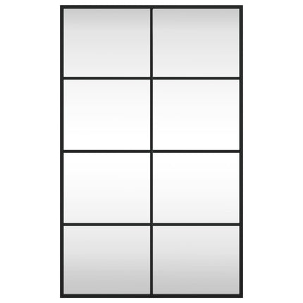 vægspejl 50x80 cm rektangulært jern sort