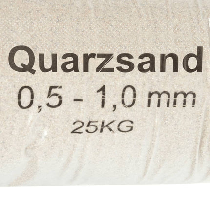 filtersand 25 kg 0,5-1,0 mm