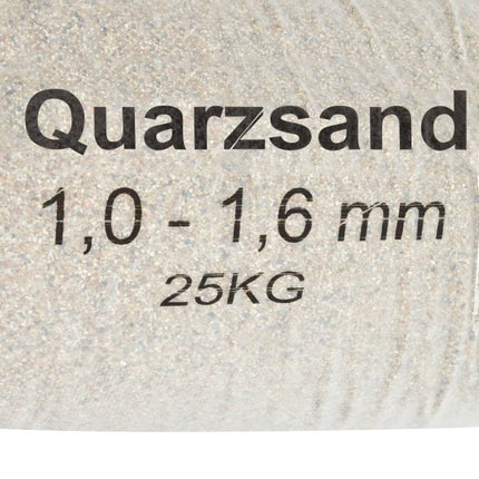 filtersand 25 kg 0,5-1,0 mm