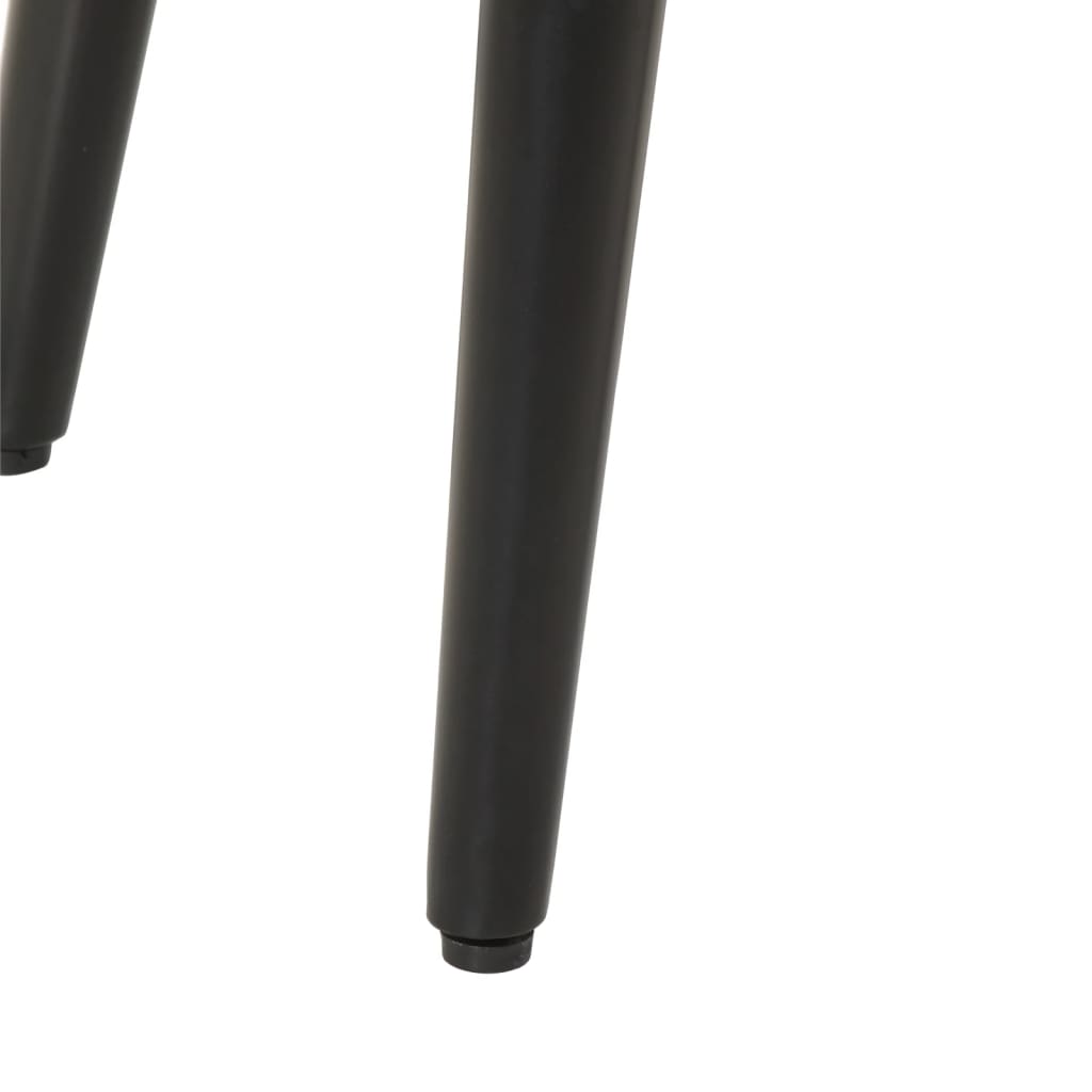 sofabord 45x45x40 cm massivt mangotræ og jern