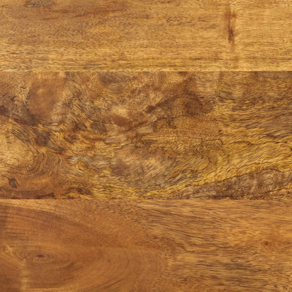 sofabord 45x45x40 cm massivt mangotræ og jern