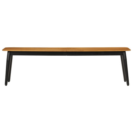 bænk 160x40x45 cm massivt mangotræ og jern