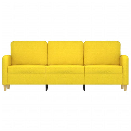 3-personers sofa 180 cm stof lysegul