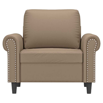 lænestol 60 cm kunstlæder Cappuccino