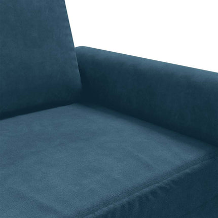 lænestol 60 cm velour Blå