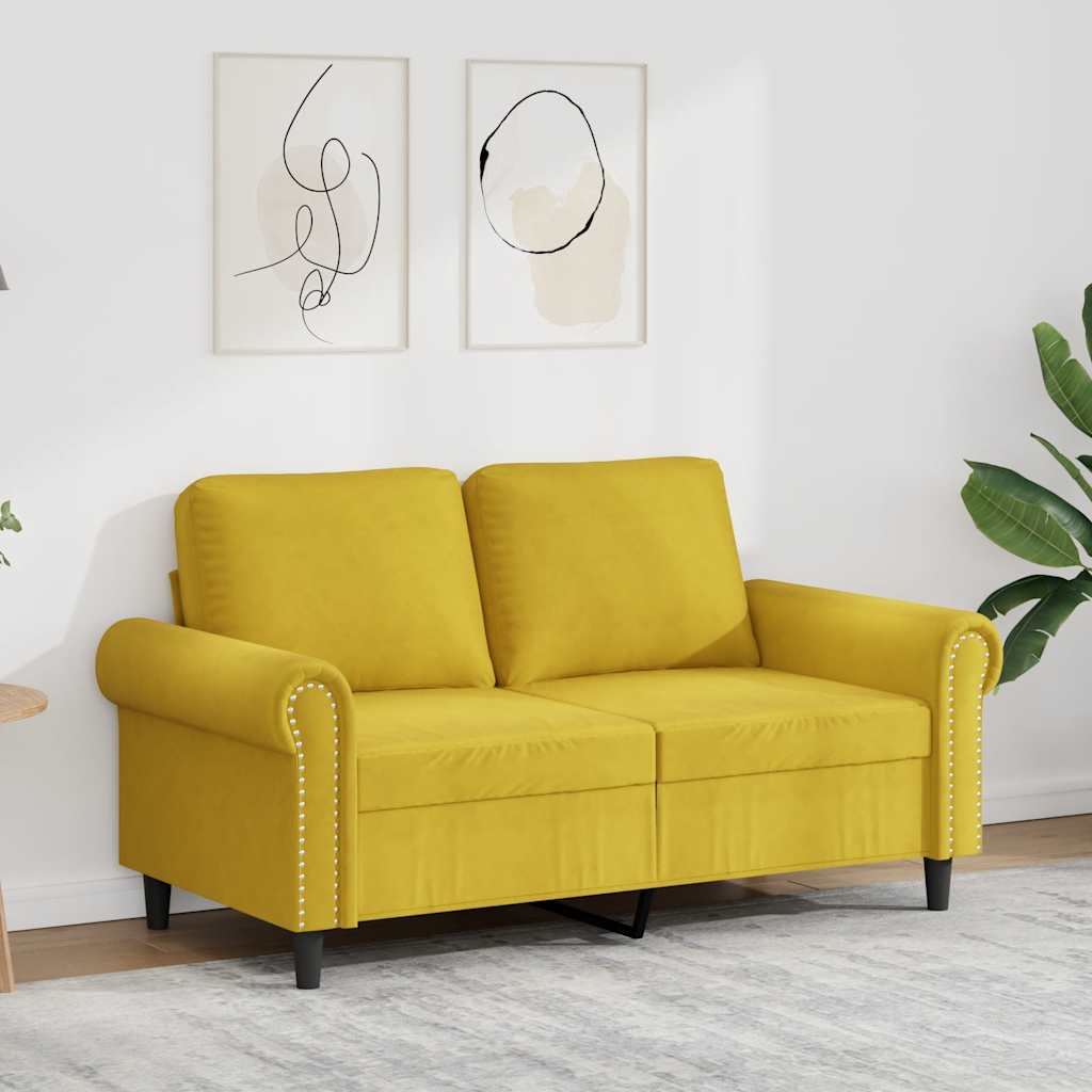 2-personers sofa 120 cm fljl gul