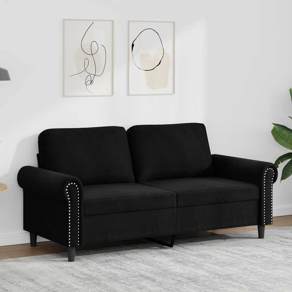 2-personers sofa 140 cm fljl sort
