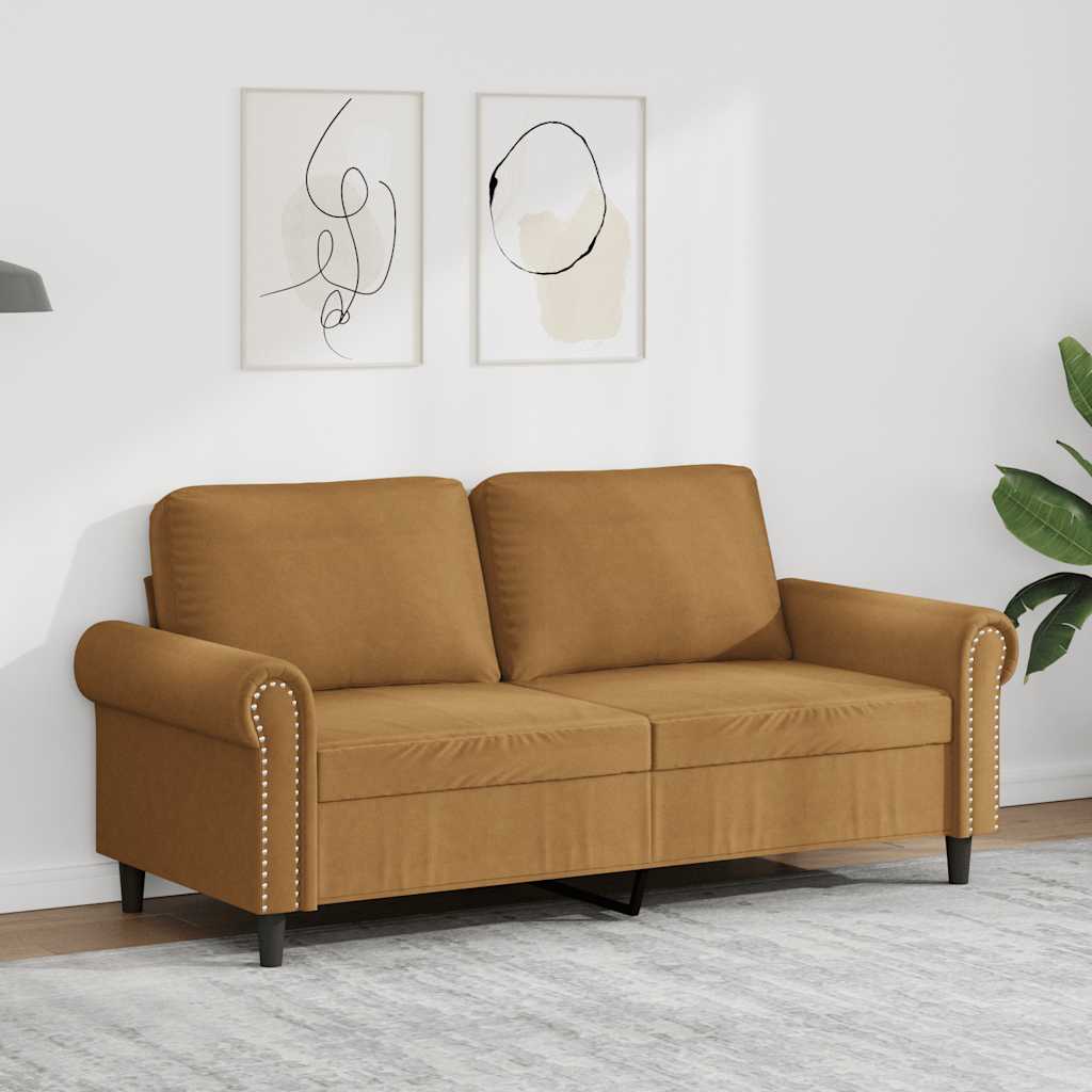 2-personers sofa 140 cm fljl brun