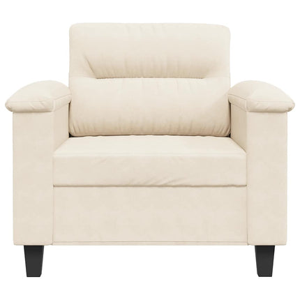sofastol 60 cm mikrofiberstof beige