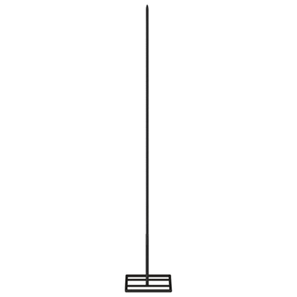 dekorativt juletræ 60 cm metal sort