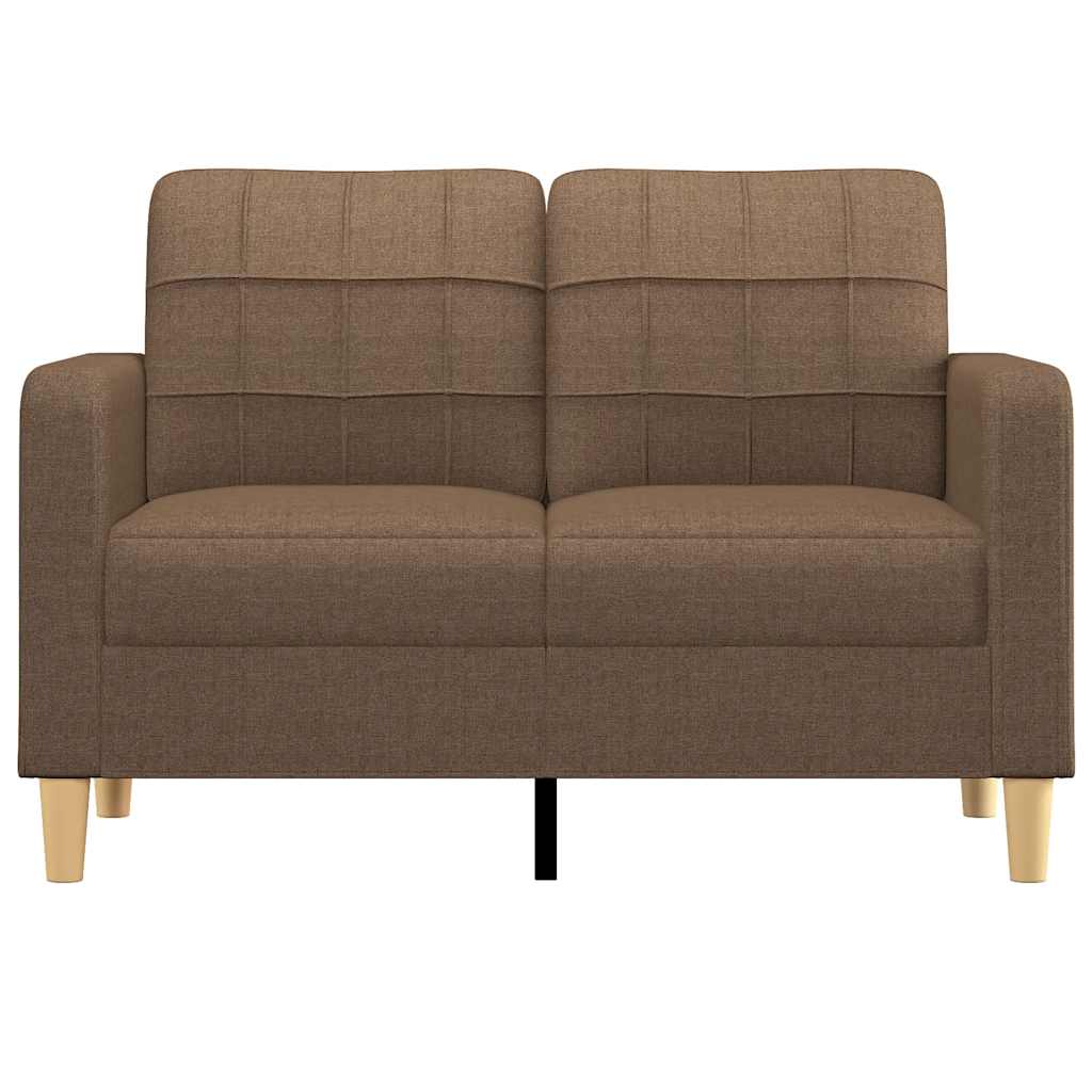 2-personers sofa 120 cm stof brun
