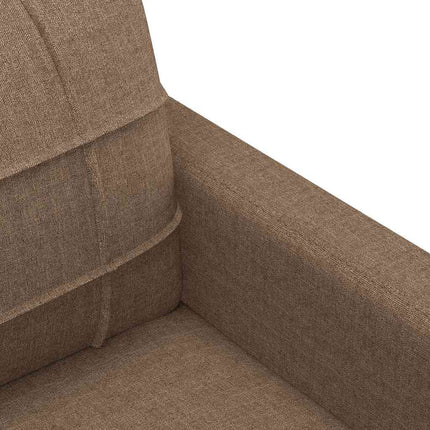 2-personers sofa 120 cm stof brun