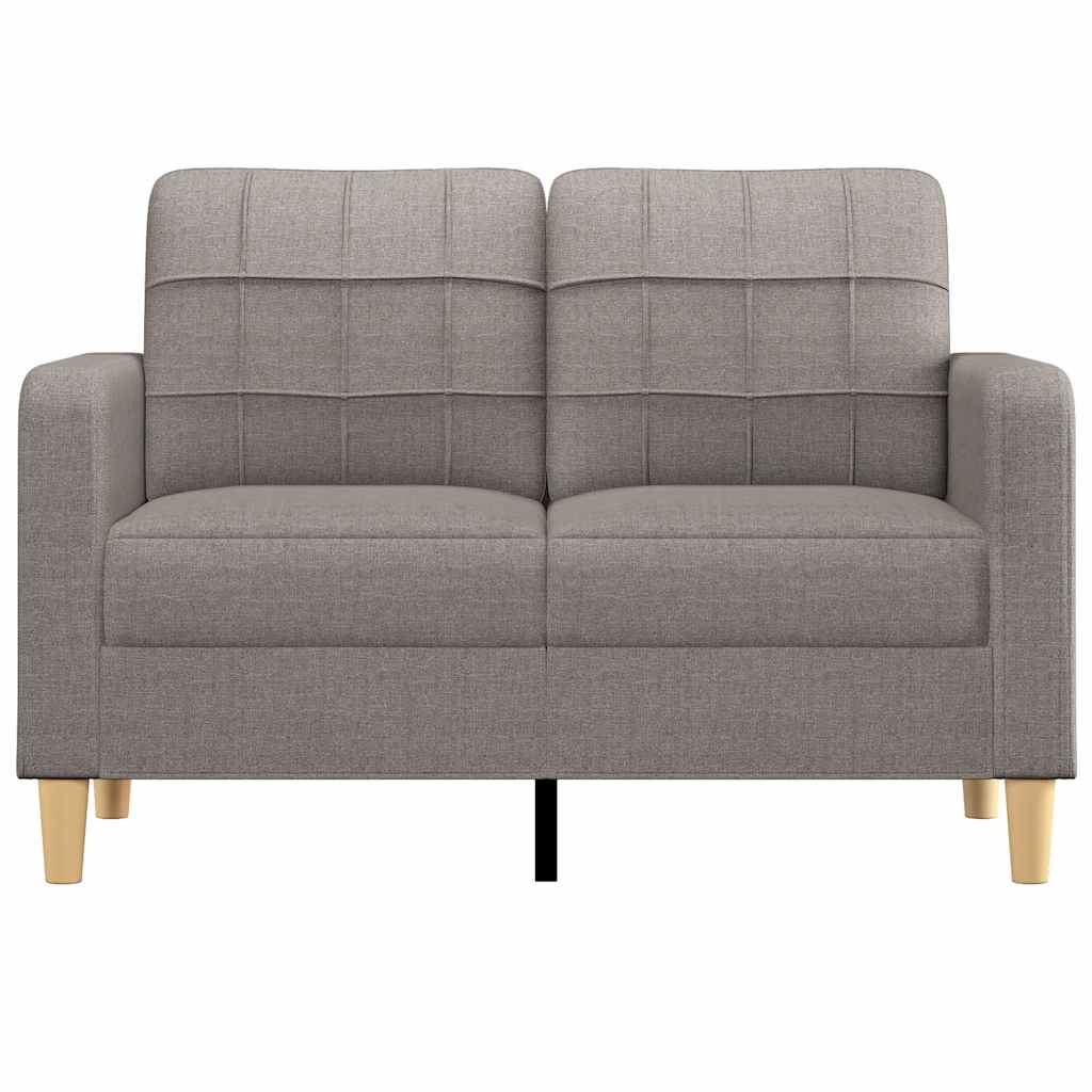 2-personers sofa 120 cm stof gråbrun
