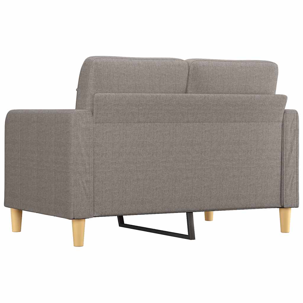 2-personers sofa 120 cm stof gråbrun