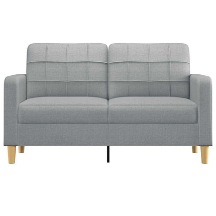 2-personers sofa 140 cm stof lysegrå