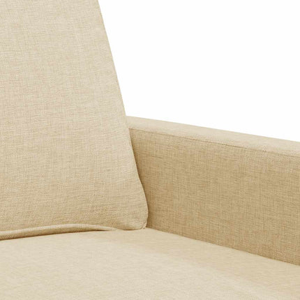 lænestol 60 cm stof cremefarvet