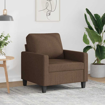 lænestol 60 cm stof brun