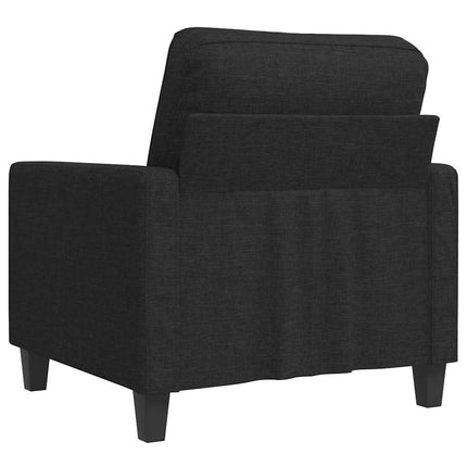 lænestol 60 cm stof sort