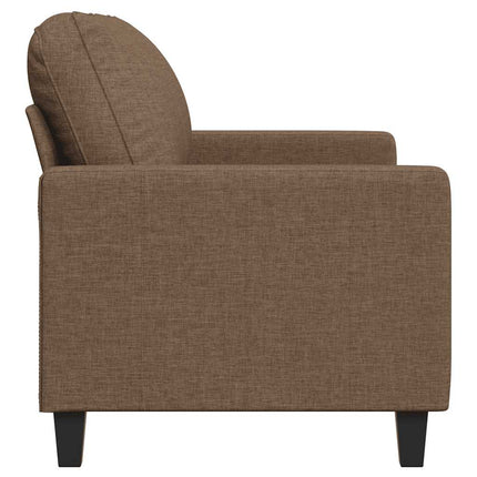 2-personers sofa 120 cm stof brun