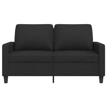 2-personers sofa 120 cm stof sort
