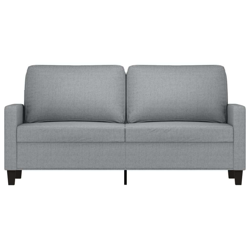 2-personers sofa 140 cm stof lysegrå