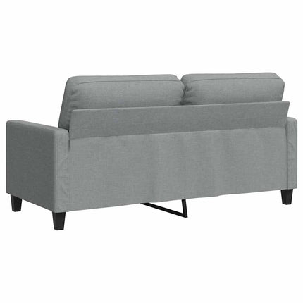 2-personers sofa 140 cm stof lysegrå