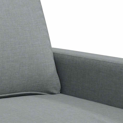 2-personers sofa 140 cm stof lysegrå