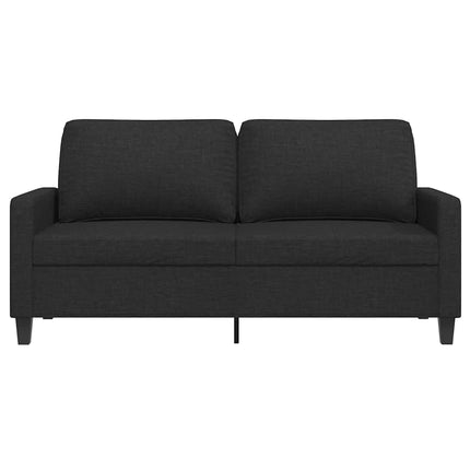 2-personers sofa 140 cm stof sort