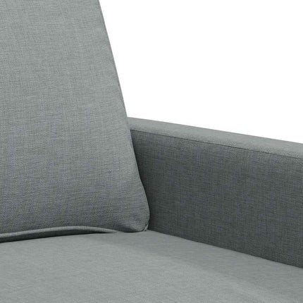 3-personers sofa 180 cm stof lysegrå