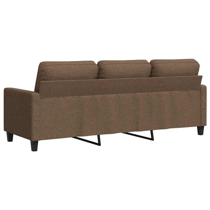 3-personers sofa 180 cm stof brun