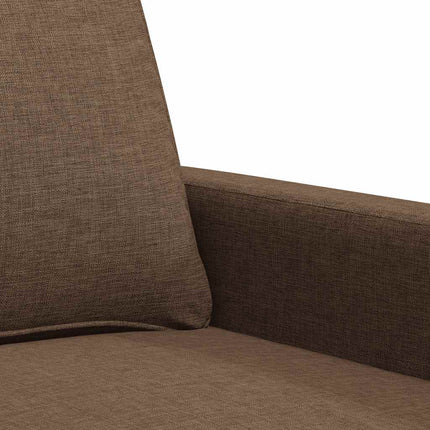 3-personers sofa 180 cm stof brun