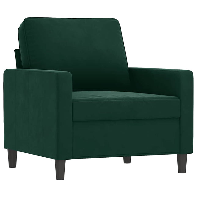 lænestol 60 cm velour lysegrøn