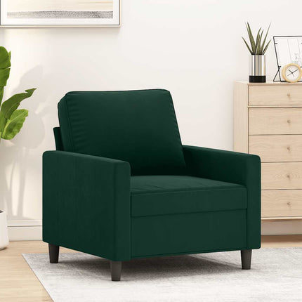 lænestol 60 cm velour lysegrøn