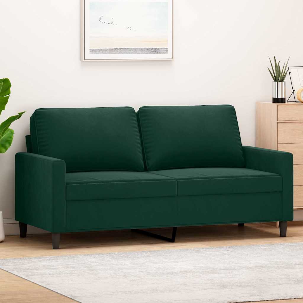 2-personers sofa 140 cm fljl mrkegrn