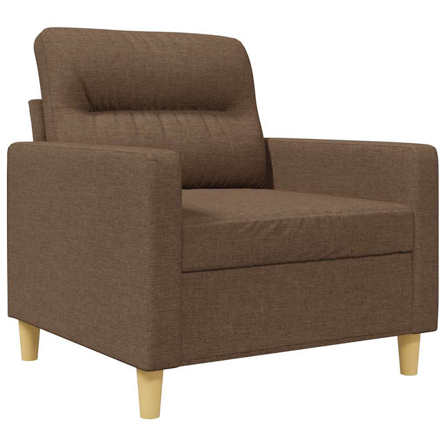lænestol 60 cm stof brun