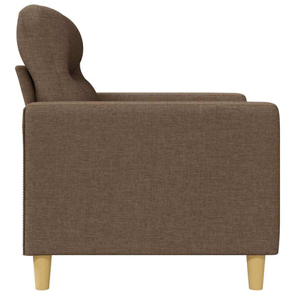 lænestol 60 cm stof brun