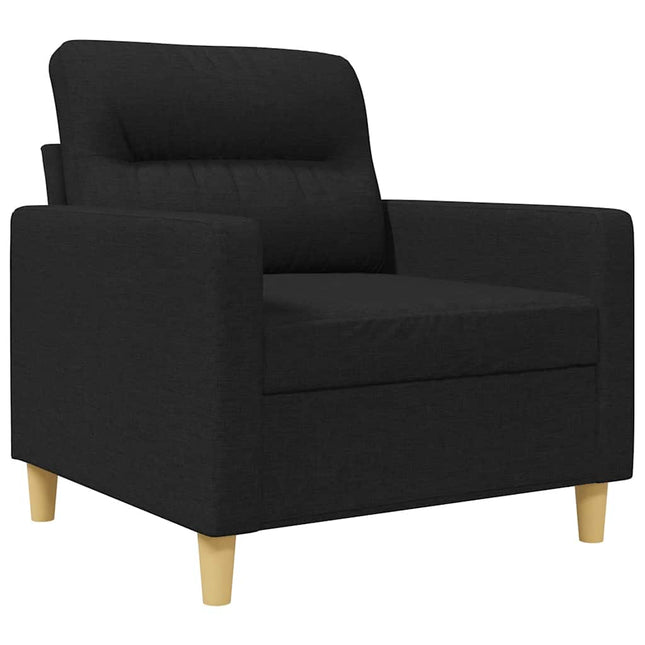 lænestol 60 cm stof sort