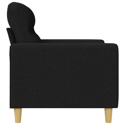 lænestol 60 cm stof sort