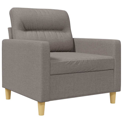 lænestol 60 cm stof gråbrun