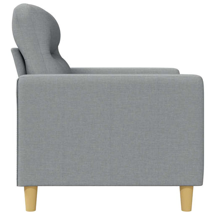2-personers sofa 120 cm stof lysegrå