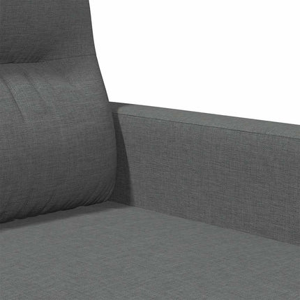 2-personers sofa 120 cm stof mørkegrå
