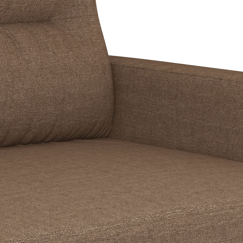 2-personers sofa 120 cm stof brun