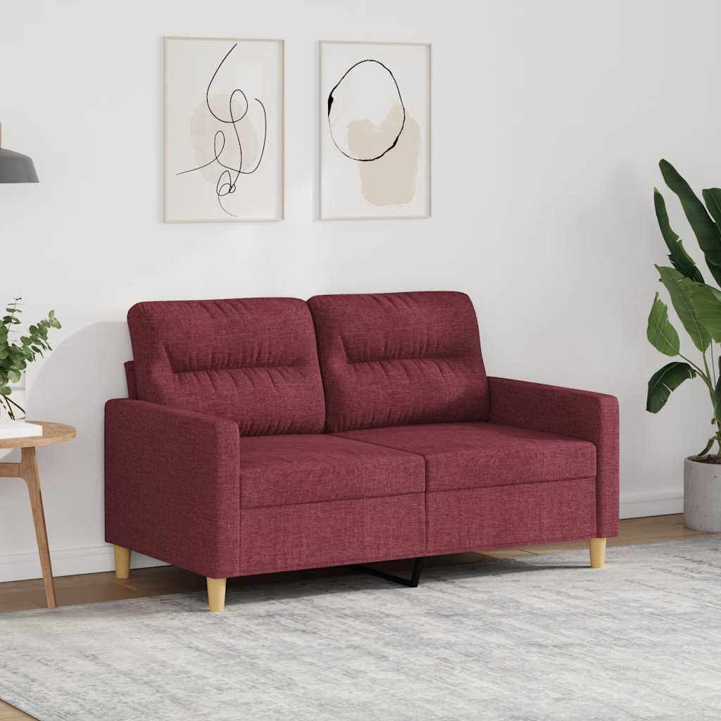 2-personers sofa 120 cm stof vinrd